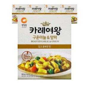 청정원 카레여왕 구운마늘양파, 160g, 5개