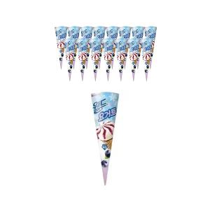 [슈팅냉동] 롯데웰푸드 월드콘 요거트 저당 160ml, 16개