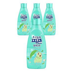 초고농축피죤 실내건조 프레시데이 1L, 4개 [포켓몬에디션]