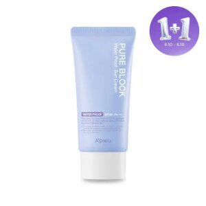 [1+1][어퓨] 퓨어 블록 내추럴 워터프루프 선크림 50ml