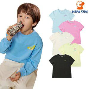 NEPA KIDS 네파키즈 공용 박세은 웰컴 반소매 티셔츠 KJD5321