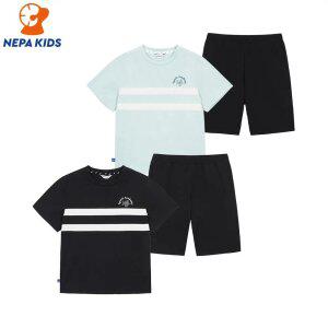 NEPA KIDS 네파키즈 공용 어로우 트레이닝 반팔세트 KKD5904