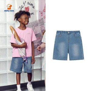 NEPA KIDS 네파키즈 공용 쿨맥스 프레쉬 데님쇼츠 KKD1709