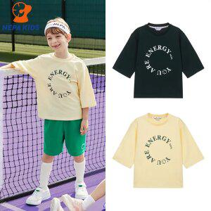 NEPA KIDS 네파키즈 공용 테니스 반소매 쭈리 탑 KID5341