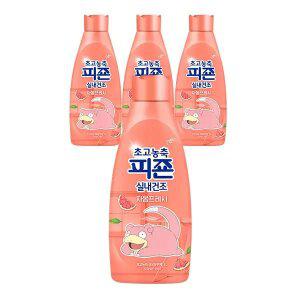 초고농축피죤 실내건조 자몽프레시 1L, 4개 [포켓몬에디션]