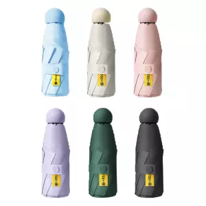 [1개+1개] 베이비 미니 우산 (+케이스) 자외선UV차단 초경량 양우산 겸용 미니 우산