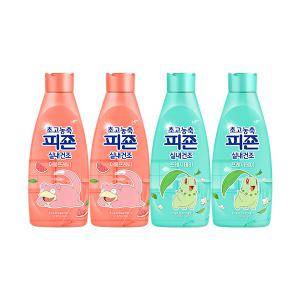 초고농축피죤 실내건조 자몽프레시 1L, 2개+실내건조 프레시데이 1L, 2개 [포켓몬에디