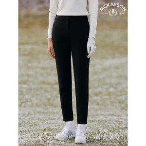 [아웃도어스/맥케이슨]여성 기모 트리코트 일자 팬츠 블랙 MCW4PT781BLK
