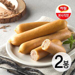 하림이닭 닭가슴살 소시지 훈제 120g 2팩