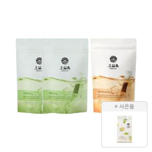 오설록 찬물녹차 20입, 2개+찬물 루이보스 티 20입, 1개+증정(그린티웨하스 100g, 1개