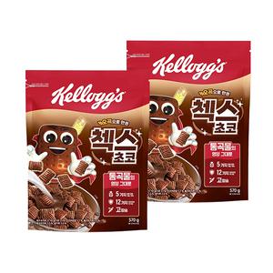 켈로그 오곡 첵스초코, 570g, 2개