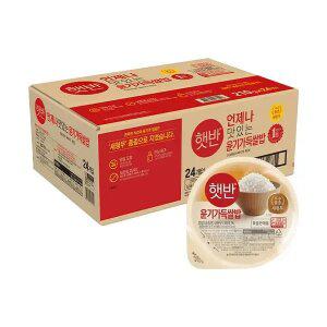 CJ 햇반 윤기가득쌀밥 210g, 24입, 1개