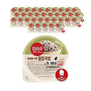 CJ 햇반 찰잡곡밥, 210g, 36개