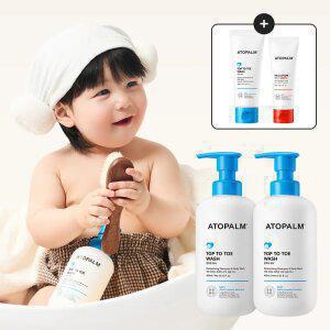 아토팜 탑투토워시 460mlx2개+[증정]탑투토워시100ml+MLE로션60ml