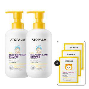아토팜 키즈 스칼프 딥 클린 샴푸 460mlx2개/어린이 샴푸 [GIFT]마스크팩*3매
