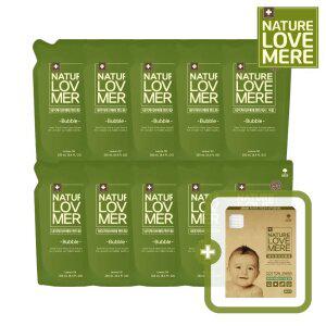 [5팩+5팩] 네이쳐러브메레 아기 핸드워시 거품 리필 250ml 5팩+5팩 + [GIFT] 유아위생