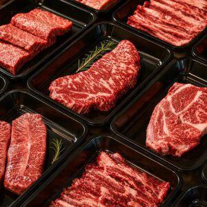 [농할][우메종] 1++ 투쁠 한우 마장동 소고기 400g(200g+200g) 골라담기(등심/꽃등심/