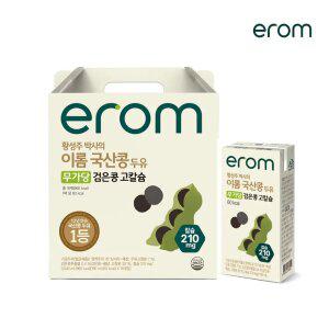 이롬 황성주 국산콩두유 무가당 검은콩 고칼슘 190ml x 16개