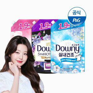 다우니 실내건조 1.35L/1.6L 3개