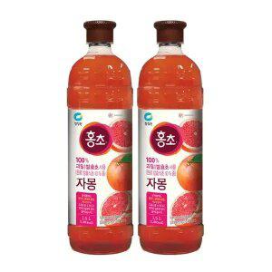 청정원 홍초 자몽(기능성) 1.5L, 2개