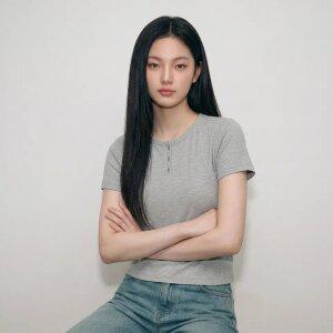 행텐틴즈 여아 슬림핏 웨일 헨리넥 반팔 티셔츠_055(14570-131-419-05)