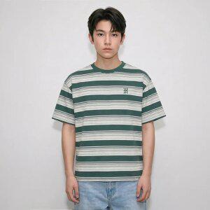 행텐틴즈 멀티 스트라이프 반팔 티셔츠_319(14570-031-410-15)