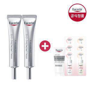유세린 하이알루론 3X 아이크림 15ml 2개 +(증)에피셀린세럼 7ml+듀오앰플샤쉐 3개