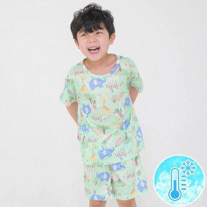 (더오투투)(쿨링내의)사파리 포레스트 쿨링 상하 세트