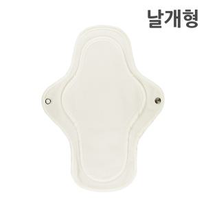 로한 면생리대 날개형 미디움(중형) 1장 순면 다회용 천생리대