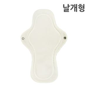 로한 면생리대 날개형 롱(대형) 1장 순면 다회용 천생리대