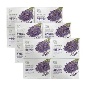 무궁화 자연미인 라벤더 비누 90g x 12개 세수 세안 비누