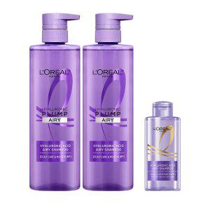 [수분볼륨UP] 로레알파리 히알루론산 두피 샴푸 660ml 2개 + HA 샴푸 80ml