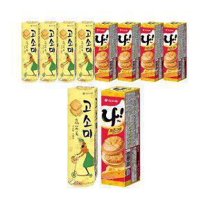 오리온 고소미 70g, 5개 + 오리온샌드 나 77g, 5개