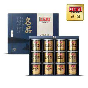 대천김 명품 곱창김 캔김 선물세트 30g × 12캔