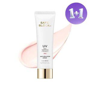 [1+1][미샤] 세이프블록 RX 로지 톤업 선크림 SPF50+/PA++++ 50ml