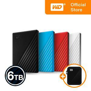 [WD공식/파우치] WD NEW My Passport 외장하드 6TB