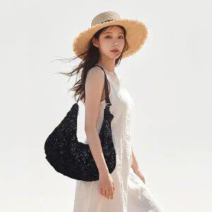 라엘라베어 코리아. 비첼 스팽글 숄더백. RA25-061