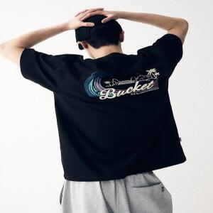 [BUCKET] DAY&NIGHT T-SHIRT [BLACK]