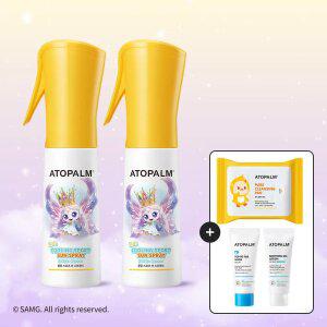 [캐치!티니핑 한정판] 아토팜 키즈 쿨링 스포츠 선 스프레이 SPF50+ PA++++ 100ml×2개