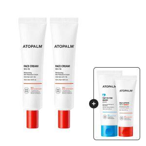 아토팜 페이스크림 35mlx2개+[증정]탑투토워시100ml+MLE로션60ml