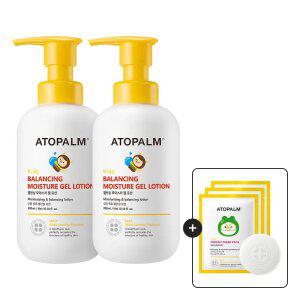 아토팜 밸런싱 모이스처 젤 로션 300ml 2개+[증정]카밍솝1개+프로기마스크팩3매