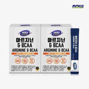 [나우푸드코리아] [특별가] 나우푸드 아르지닌 & BCAA 자몽맛 30포 2박스 2개월분 / 아