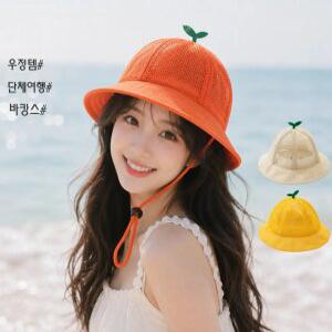 제주여행 감귤 제주도 귤모자 한라봉 오렌지 벙거지 단체 여름