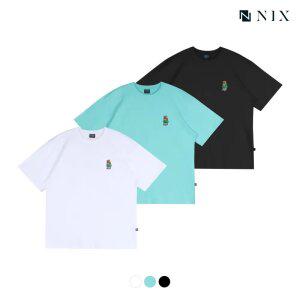 [NIX]유니) 18S싱글 - 덤비베어 와펜티셔츠(레귤러핏)(FNRMCTR791P)