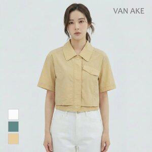 [반에이크] 카라 나일론 반팔점퍼_VB37JPMD03Z