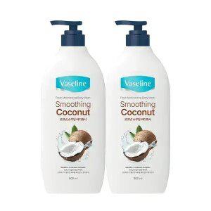 바세린 바디워시 코코넛스무딩 900ml, 2개
