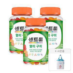 센트룸 멀티비타민 멀티구미 80구미, 3개 + 증정(보냉백, 1개)