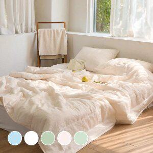 아망떼 어거스트 린넨 시어서커 여름 차렵이불 SS/Q/K 5colors