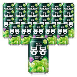 [해태음료] 봉봉 포도, 340ml, 24개