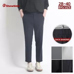 봄/슬랙스/와이드/밴딩/9부/10부/일자/정장/바지/팬츠/빅사이즈/남자/남성/사계절